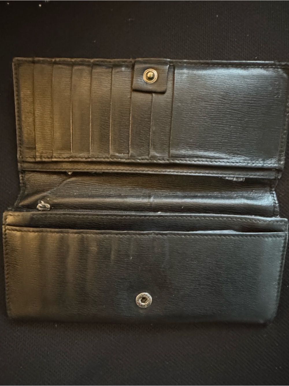 Black Leather Wallet Gucci wallet - Picture 3 of 5